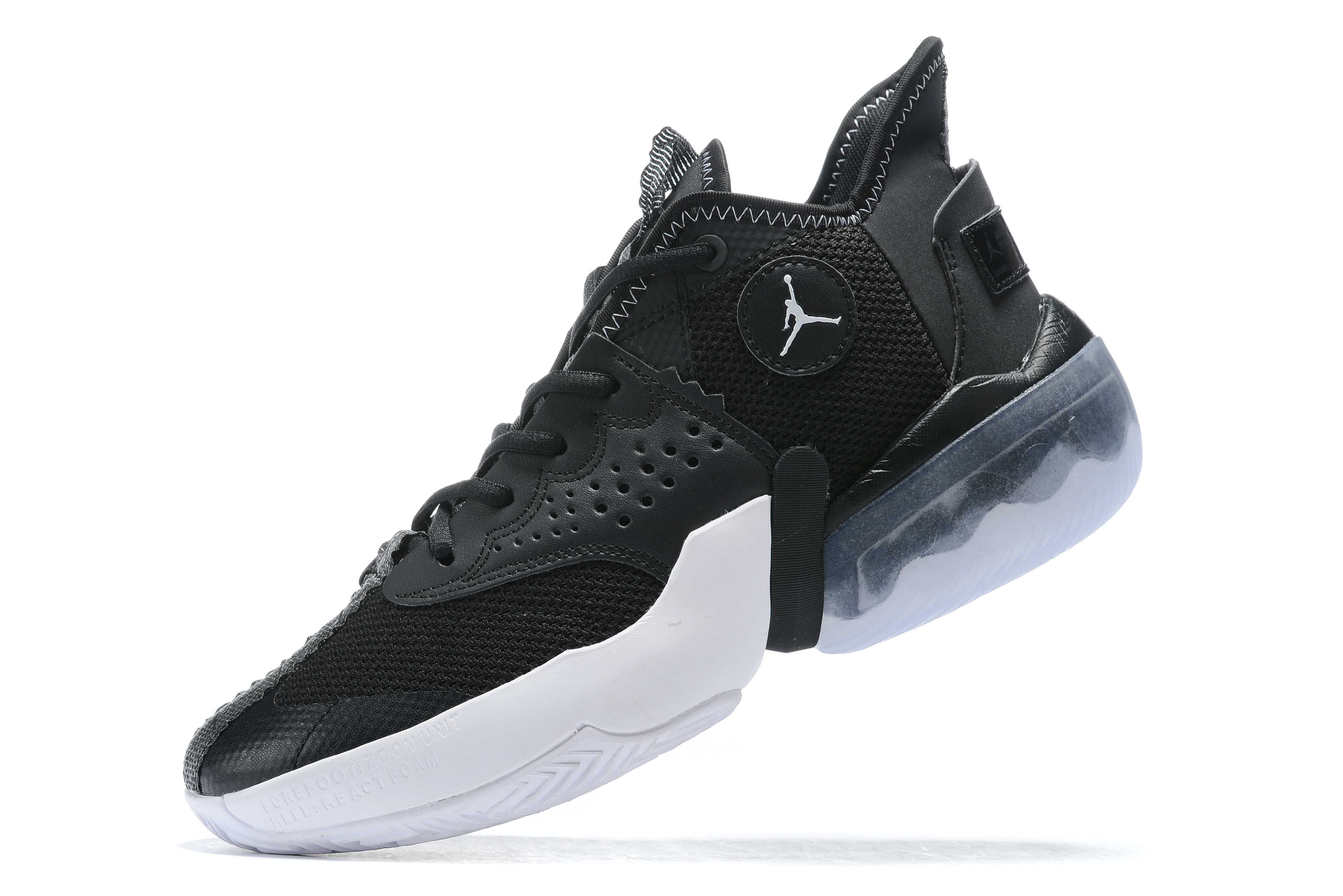 Air Jordan Jumpman Diamond Mid Black White Shoes
